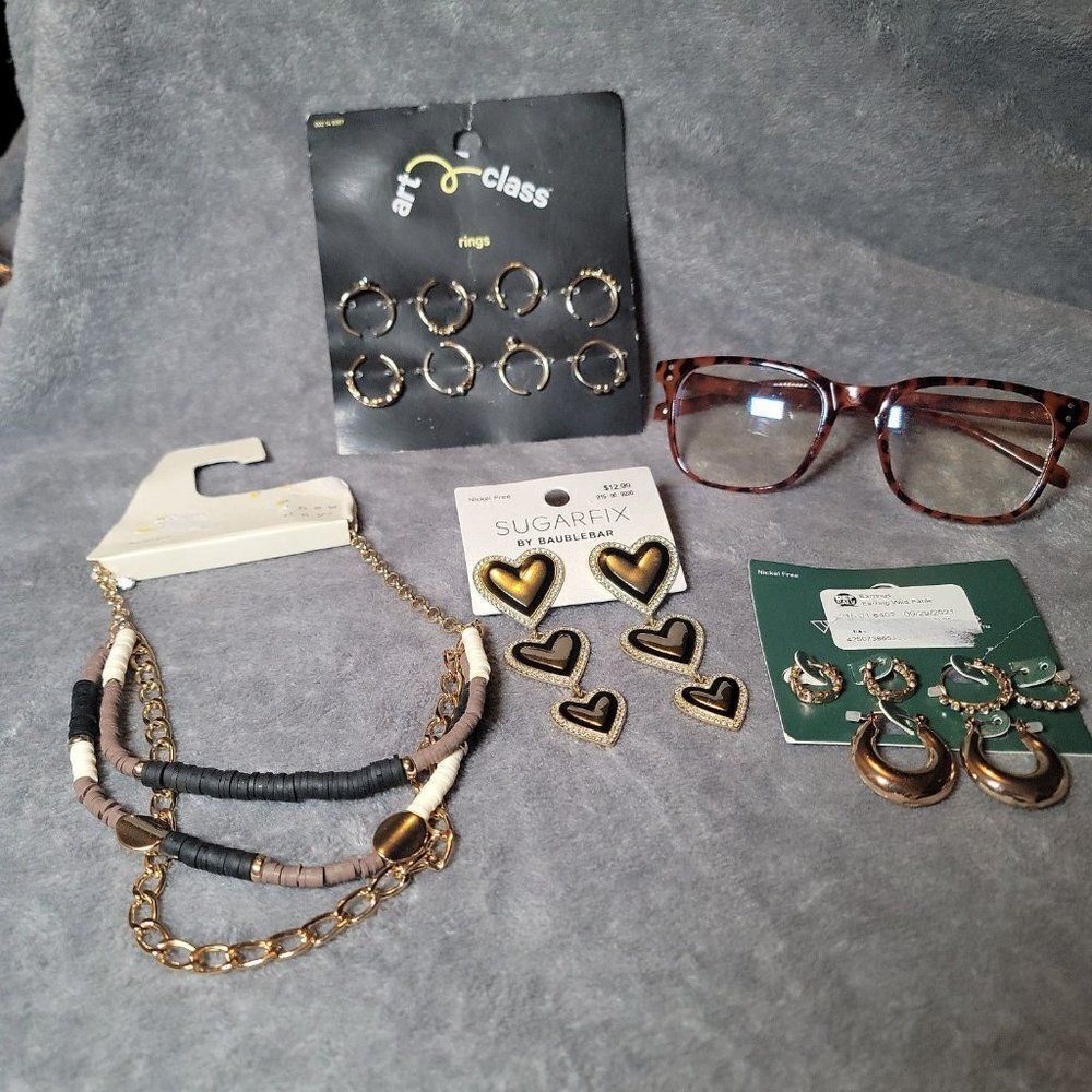 Art Class Wild Fable Sugarfix A New Day Womens Multicolor Accessories Bundle